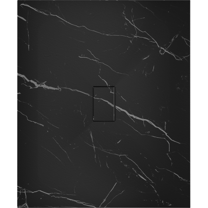 Mexen Hugo SMC téglalap alakú zuhanytálca 120 x 100 cm, fekete kő - 42751012