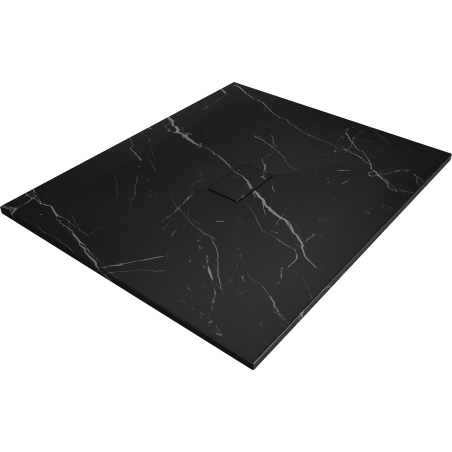 Mexen Hugo tăviță de duș dreptunghiulară SMC 120 x 100 cm, piatră neagră - 42751012