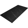Mexen Hugo rece glisantă dreptunghiulară SMC 180 x 90 cm, piatră neagră - 42759018