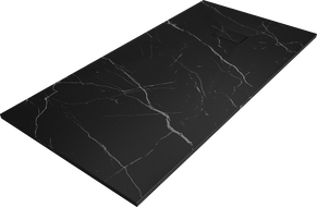 Mexen Hugo téglalap alakú zuhanytálca SMC 180 x 90 cm, fekete kő - 42759018