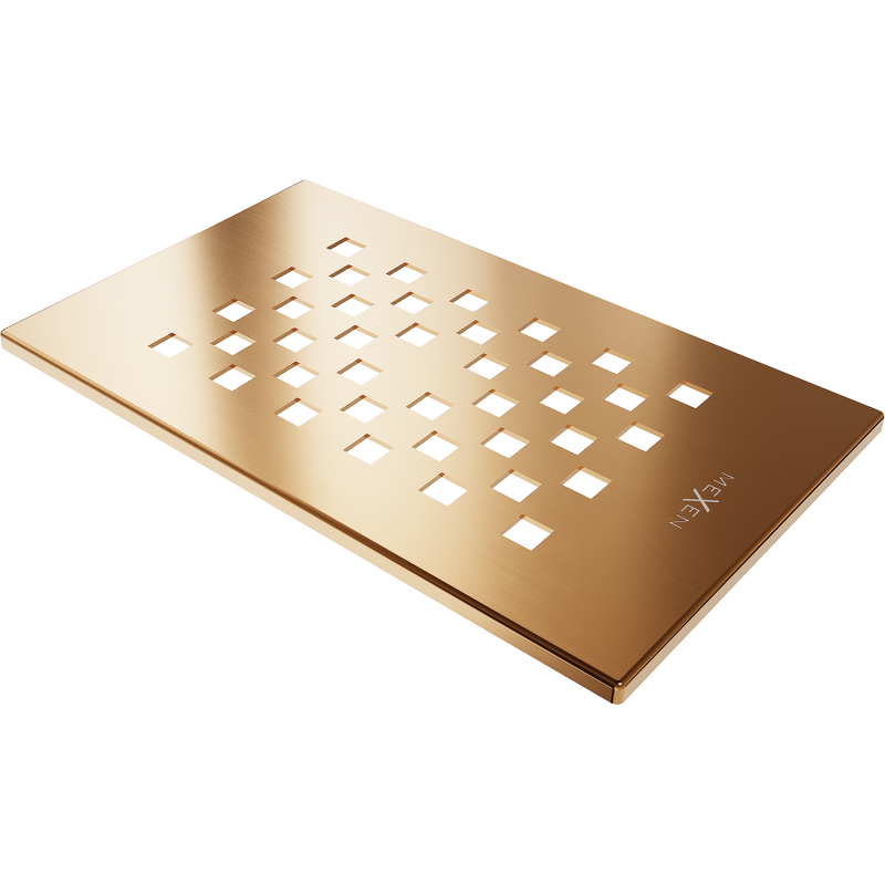 Mexen Hugo zuhanytálca burkolat, selyemfényű réz - 42910065