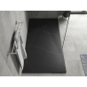Mexen Hugo téglalap alakú zuhanytálca SMC 180 x 90 cm, fekete kő - 42759018