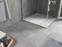 Mexen Hugo SMC négyzet alakú zuhanytálca 100 x 100 cm, fehér kő - 42151010