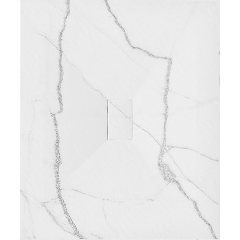 Mexen Hugo cabină de duș dreptunghiulară SMC 120 x 100 cm, piatră albă - 42151012