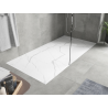 Mexen Hugo téglalap alakú SMC zuhanytálca 170 x 80 cm, fehér kő - 42158017
