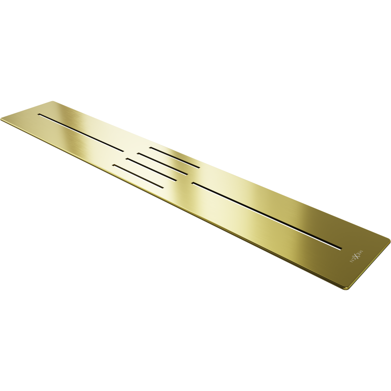 Mexen Toro mascare pentru cadă de duș 130-160 cm, aurie - 43920050