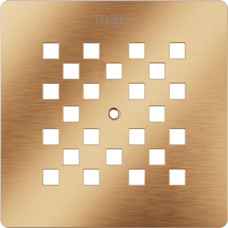 Mexen Stone+ mască pentru cadă de duș, cupru periat - 44910065