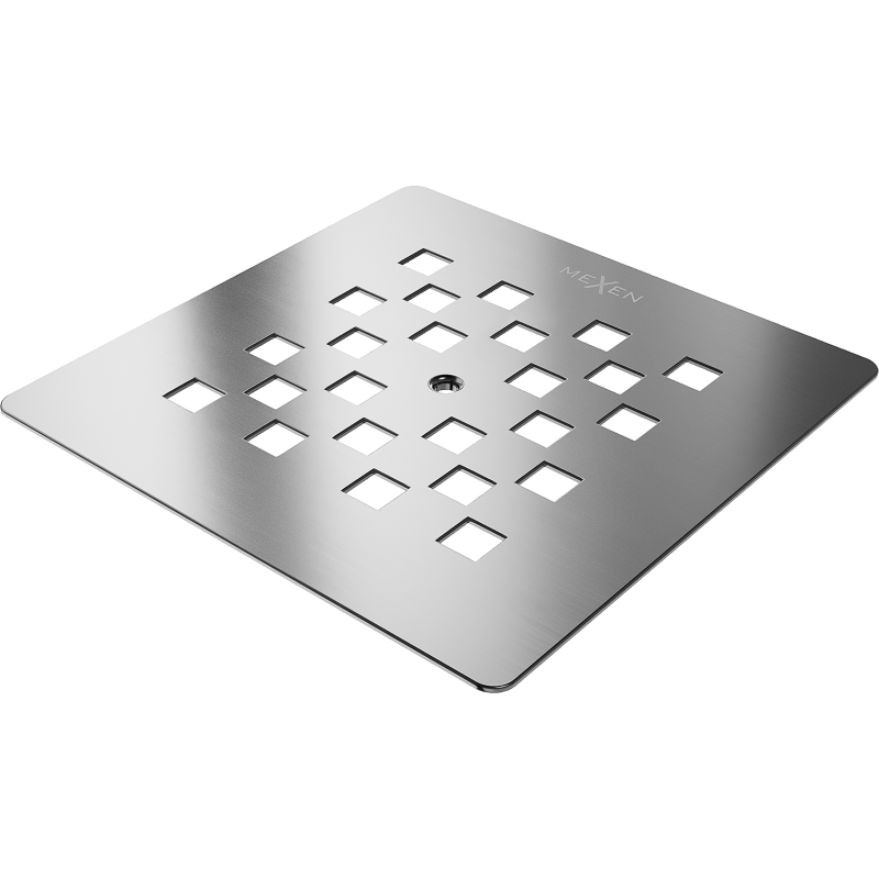 Mexen Stone+ masca pentru rigolă, gri armat periat - 44910066