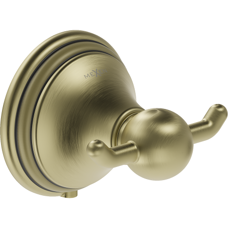 Mexen Lusso cârlig dublu pentru prosop, bronz antic - 70A16812-30