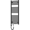 Mexen Hades elektromos radiátor 1200 x 500 mm, 600 W, fekete - W104-1200-500-2600-70