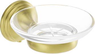 Mexen Lusso szappantartó, arany kefe-eltávolító - 70A16855-55