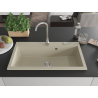 Mexen Slido chiuvetă granit 1 cuvă 900 x 500 mm, bej, sifon cromat - 6528901005-69
