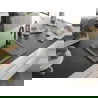 Mexen Enzo chiuvetă de granit cu un compartiment, cu picurător și baterie de bucătărie Telma, gri - 6506-71-670200-70-B