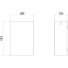 Mexen Linox 17L-es szemetes, inox - 70K004-01