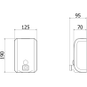 Mexen Purio-V dispenser săpun lichid 1200 ml, crom - 70K620-00