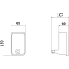Mexen Purio-U dozator de săpun lichid 500 ml, inox - 70K630-01