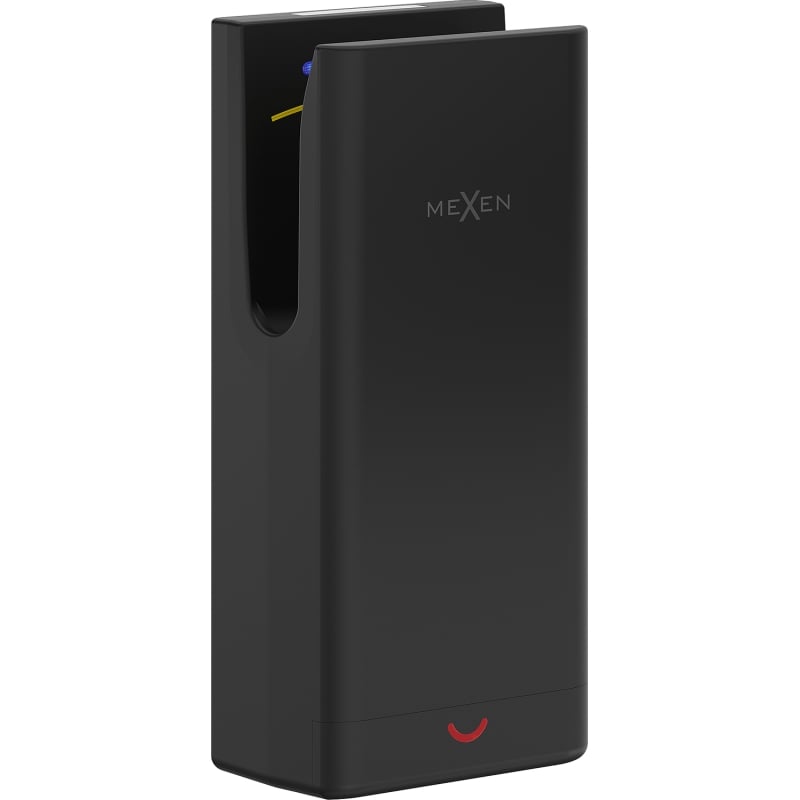 Mexen Ventaro-Max zsebkendős kézszárító, 1650 W, fekete matt - 70K022-70
