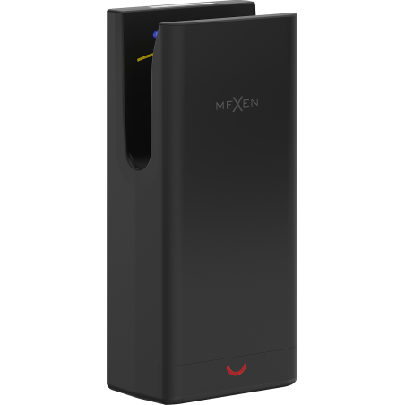 Mexen Ventaro-Max zsebkendős kézszárító, 1650 W, fekete matt - 70K022-70