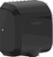 Mexen Ventaro-V kézszárító, 1800 W, matt fekete - 70K040-70