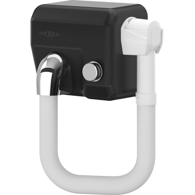 Mexen Aquis-P uscător de păr pentru piscină cu furtun, 1000 W, negru mat - 70K210-70