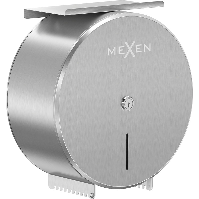 Mexen Spira-H+ suport pentru hârtie igienică cu raft pentru telefon, inox - 70K561-01