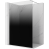 Mexen Kioto Panou de duș Walk-in 70 x 200 cm, ombre negru 8 mm, crom - 800-070-101-01-76