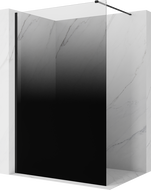 Mexen Kioto perete de duș Walk-in 100 x 200 cm, ombre negru 8 mm, negru - 800-100-101-70-76