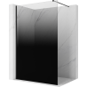 Mexen Kioto perete de duş Walk-in 150 x 200 cm, ombre negru 8 mm, negru - 800-150-101-70-76