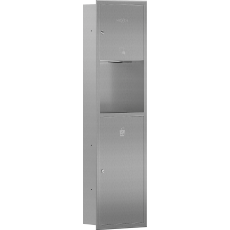 Mexen Linox recipient încastrat pentru prosoape de hârtie cu coș, inox - 70K003-01 - 70K002-01