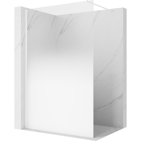 Mexen Kioto Walk-in Zuhanyfal 120 x 200 cm, fehér ombre 8 mm, fehér - 800-120-101-20-86
