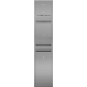 Mexen Linox befalazott papírtörlő tartó kézszárítóval és szemetes, inox - 70K001-01