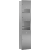 Mexen Linox befalazott papírtörlő tartó kézszárítóval és szemetes, inox - 70K001-01