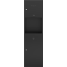 Mexen Linox container încastrat pentru prosoape de hârtie cu coș, negru mat - 70K003-70 - 70K002-70