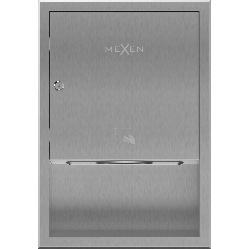 Mexen Linox süllyesztett papírtörlő adagoló, inox - 70K003-01