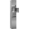Mexen Linox befalazott papírtörlő tartó kézszárítóval és szemetes, inox - 70K001-01