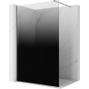 Mexen Kioto 150 x 200 cm-es Walk-in zuhanyfal, fekete ombre 8 mm, gun metal - 800-150-101-95-76