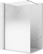 Mexen Kioto Perete de duș Walk-in 100 x 200 cm, ombre albă 8 mm, metal armat - 800-100-101-95-86