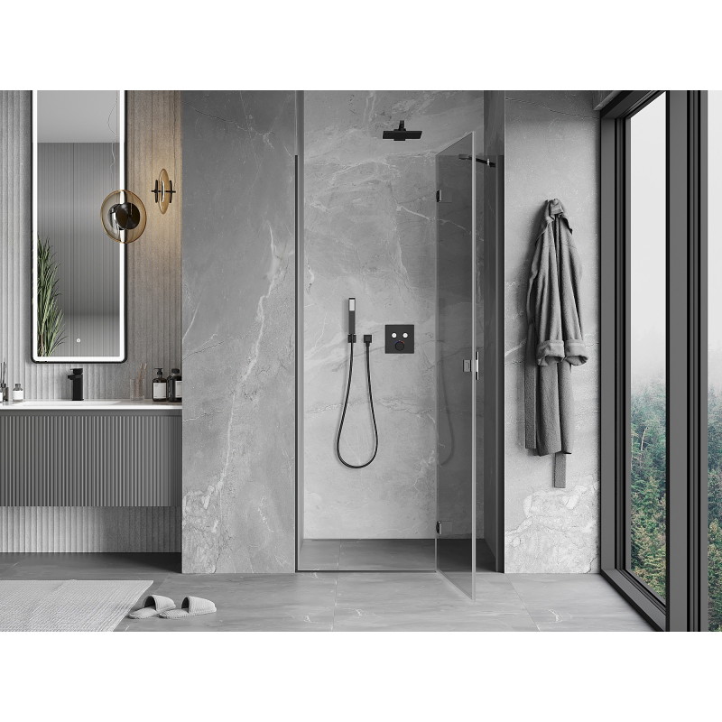 Mexen Mist-H ușă de duș batantă dreapta 110 cm, transparentă, metal armat - 8A5-110-000-95-00-P