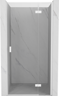 Mexen Mist-H L ușă de duș rabatabilă stânga 70 cm, transparent, crom - 8A5L-070-000-01-00-L