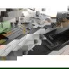 Mexen Andres Chiuvetă de granit de 1,5 compartiment cu picurător și baterie de bucătărie Rita, Neagră - 6515-77-670300-50-B