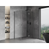 Mexen Mist-H T cabina de duș pivotantă dreapta 95 x 70 cm, transparentă, gri armă periată - 8A5T-095-070-66-00-P