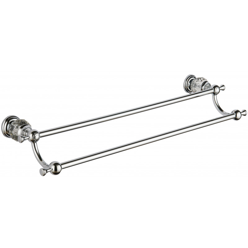 Mexen Estela cuier dublu pentru prosoape, cromat - 7011525-00
