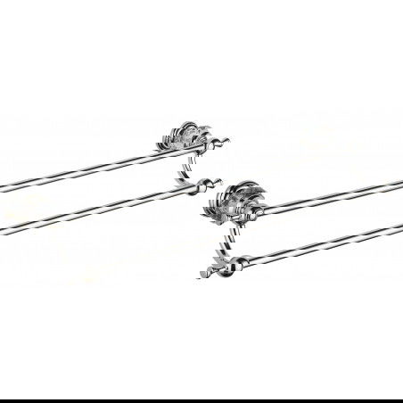 Mexen Estela dupla törölközőtartó, króm - 7011525-00