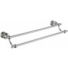 Mexen Estela cuier dublu pentru prosoape, cromat - 7011525-00