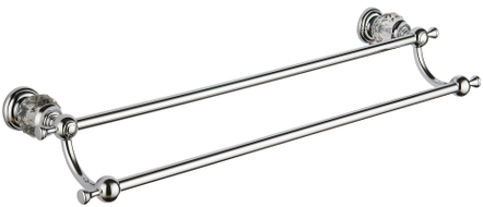 Mexen Estela cuier dublu pentru prosoape, cromat - 7011525-00