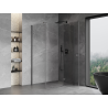 Mexen Mist-H T cabina de duș pivotantă dreapta 90 x 100 cm, transparentă, gri armă periată - 8A5T-090-100-66-00-P