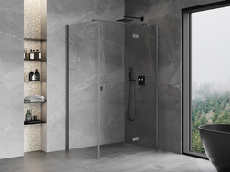 Mexen Mist-H T zuhanykabin, bal oldali, 70 x 70 cm, átlátszó, króm - 8A5T-070-070-01-00-L
