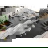 Mexen Carlos chiuvetă de granit cu 1,5 compartiment și baterie de bucătărie Rita, Neagră/Auriu metalic - 6518-75-670300-00