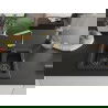 Mexen Carlos chiuvetă de bucătărie din granit cu 1,5 cuve cu baterie de bucătărie Rita, negru/auriu metalizat - 6518-75-670300-?