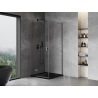 Mexen Mist-H T cabina de duș cu deschidere pe stânga 85 x 85 cm, transparent, metal armat - 8A5T-085-085-95-00-L